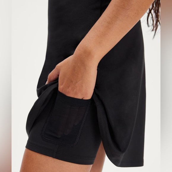 Girlfriend Collective Lola Workout Romper Dress - Picture 12 of 15